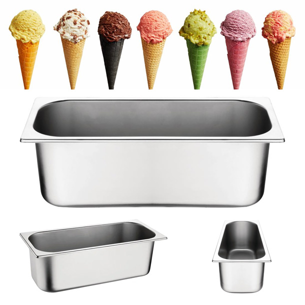 Ice Cream NAPOLI Container Stainless - 5 Litres